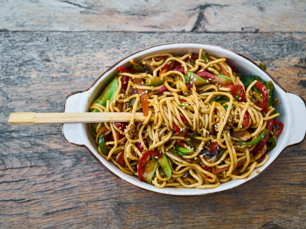 Silky Korean Japchae Noodles