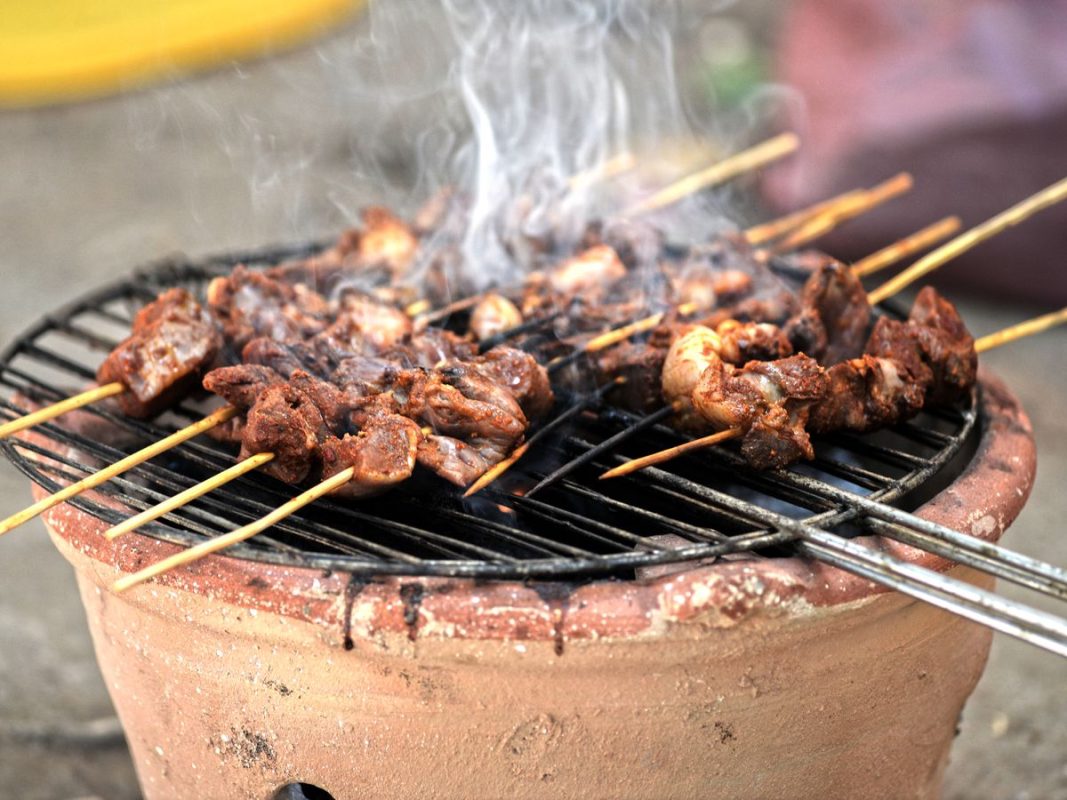 Charred Lemon Chicken Souvlaki