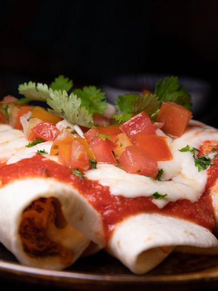 Saucy Chicken Enchiladas